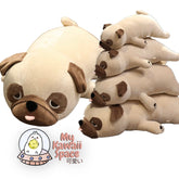 Cute Lazy Pug Puppy Plush