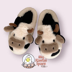 Milky Cow Fluffy Slippers🐮