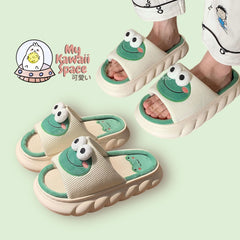 Cute Frog Thick Slippers