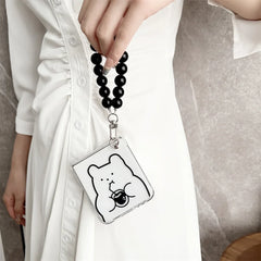 Cute Teddy Bear Phone Case for Z Flip