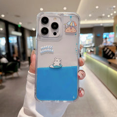 Cute Puppy Quicksand Ocean Phone Case