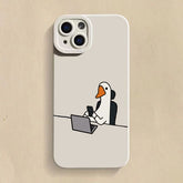 Hardly Working Slacker Duck Phone Case