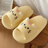 Kawaii Cat Rubber Summer Cloud Slippers