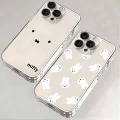 Simple Miffy Clear Phone Case