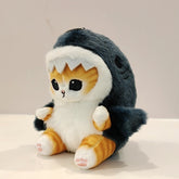 Kawaii Shark Tempura Cat Keychain