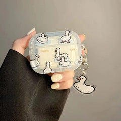 Cute Goose Duck Airpods Case