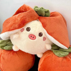 Kawaii Piggy Fruit Plushie