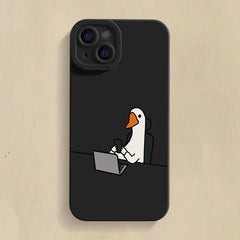 Hardly Working Slacker Duck Phone Case