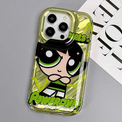 Cute Powerpuff Girls Sunglasses Phone Case
