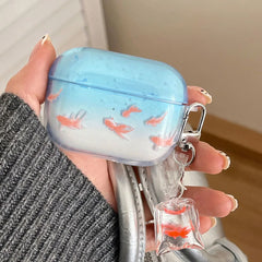 Cute Koi Aquarium Airpods Case