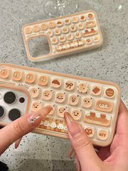 Stress Relieve Bread Keyboard Phone Case