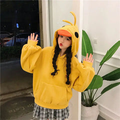 Kawaii Cartoon Duck Hoodies