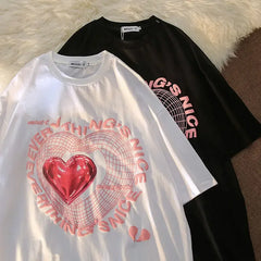 Oversized Sweetheart Harajuku Oversized Tshirt