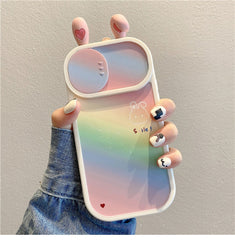 Cute Animal Sliding Phone Case