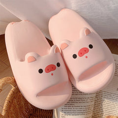 Kawaii Cloudy Piggy Slippers