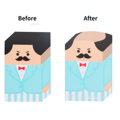 Bald Old Men Cute Eraser