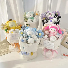 Cute Cartoon Plushie Bouquet