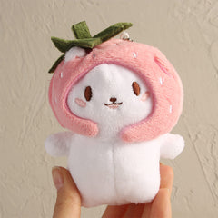 Kawaii  Snapper Head Plush Keychain