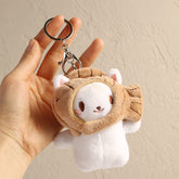 Kawaii Snapper Head Plush Keychain