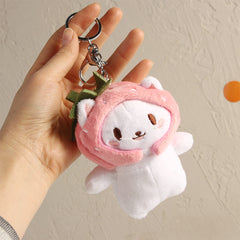 Kawaii  Snapper Head Plush Keychain