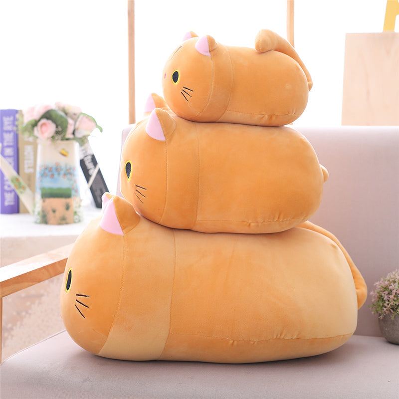 Chubby Cat Plush Pillow
