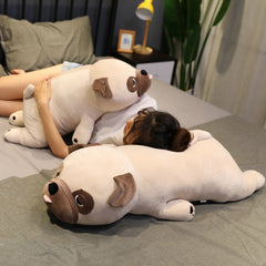 Cute Lazy Pug Puppy Plush