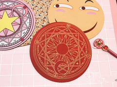 Star Magic Circle Girl Mouse Pad