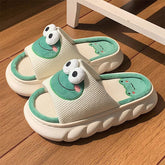 Cute Frog Thick Slippers