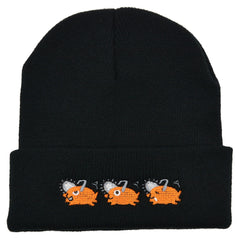 Cute Pochita Embroidery Beanie
