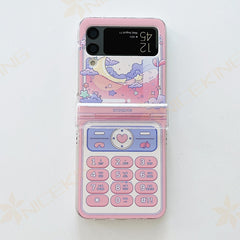 Kawaii Retro Pastel Z Flip Phone Case