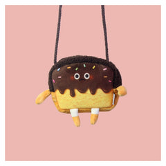Mini Toasty Bread Crossbody Bag