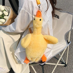 Soft Duck Plushies Crossbody Bag