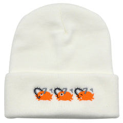 Cute Pochita Embroidery Beanie