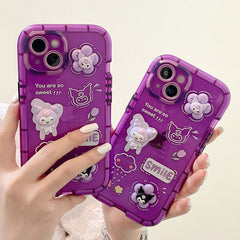 3D Little Kuromi iPhone Case