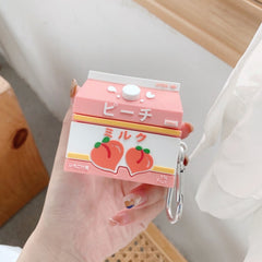 Sweet Peachy Milk Airpods Case