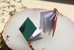 Mini Book Earrings