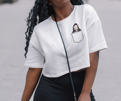 Kawaii Nezuko Inspired Anime Cropped TShirt