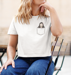 Kawaii Nezuko Inspired Anime Cropped TShirt