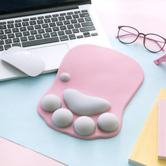Kawaii Cat Paw Silicone Mouse Pad