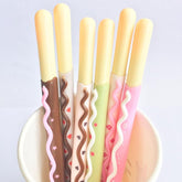 2pcs Kawaii Pocky Dessert Gel Pen