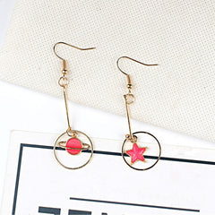 Starry Night Moon Drop Earrings