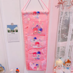 Kawaii Cartoon Wall Hanging Storage Bag