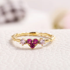Sailor Moon Inspired Pink Heart Ring