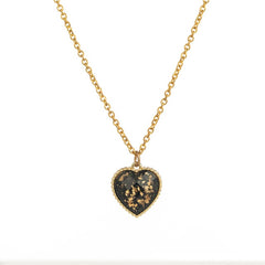 Elegant Heart Gold Necklace