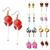 Lollipop Candy Drop Earrings