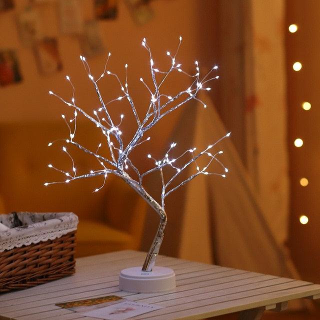 Copper Wire LED Light Mini Bonsai Tree - My Kawaii Space