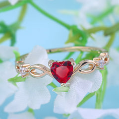 Sailor Moon Inspired Scarlet Heart Ring