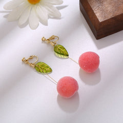 Kawaii Peach Earrings