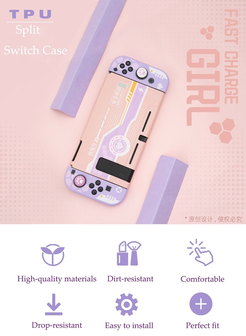 Nintendo Switch Tech Girls Hard Cover Case