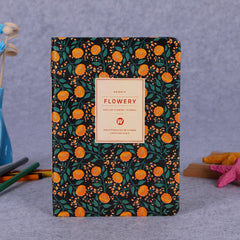 Floral Pattern Portable Agenda